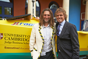 Anton and Mark with the boat