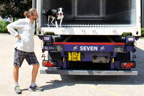 the boat leaves for Peru in a shopping container